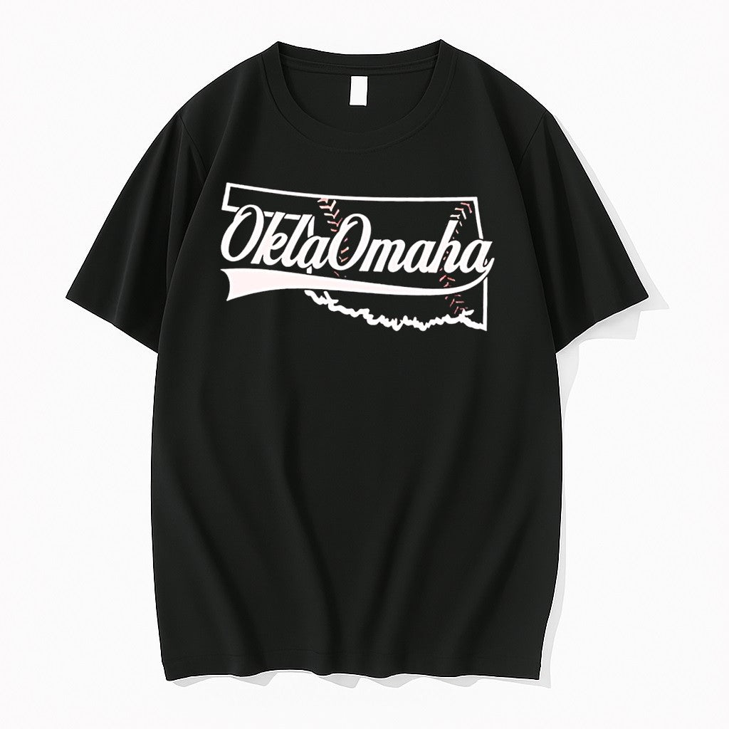 Original Oklaomaha Oklahoma Baseball Black Tshirts Jpg
