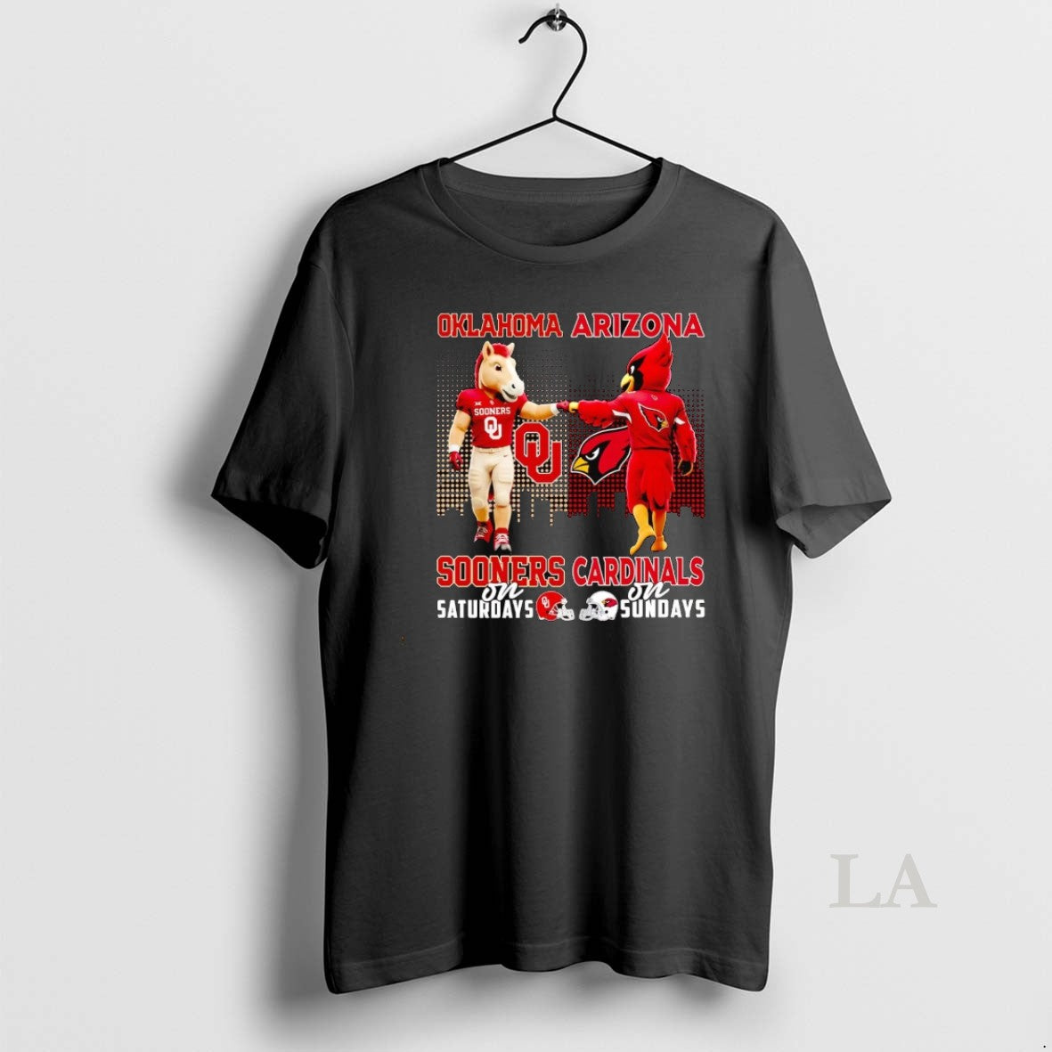 Original Oklahoma Sooners Saturdays Arizona Cardinals Sundays Mascot T-Shirts, Hoodie, Sweatshirt