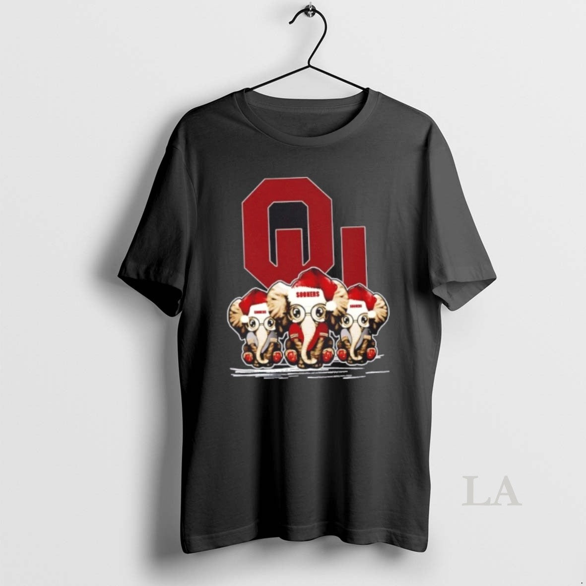 Original Oklahoma Sooners X Elephants Santa Hat Merry Christmas T-Shirts, Hoodie, Sweatshirt | PopFlextees.com