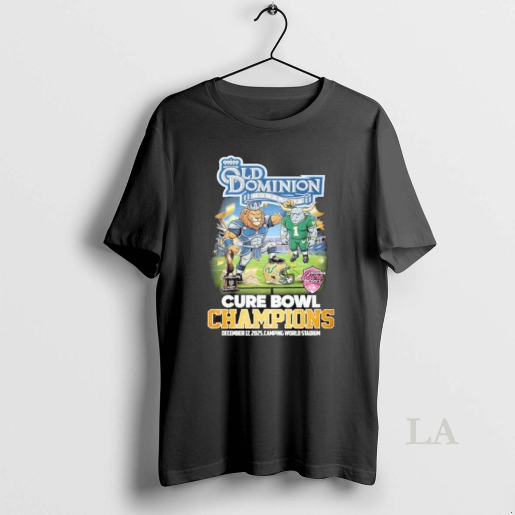 Original Old Dominion Mascot 2025 Cure Bowl Champions T-Shirts, Hoodie, Sweatshirt | PopFlextees.com