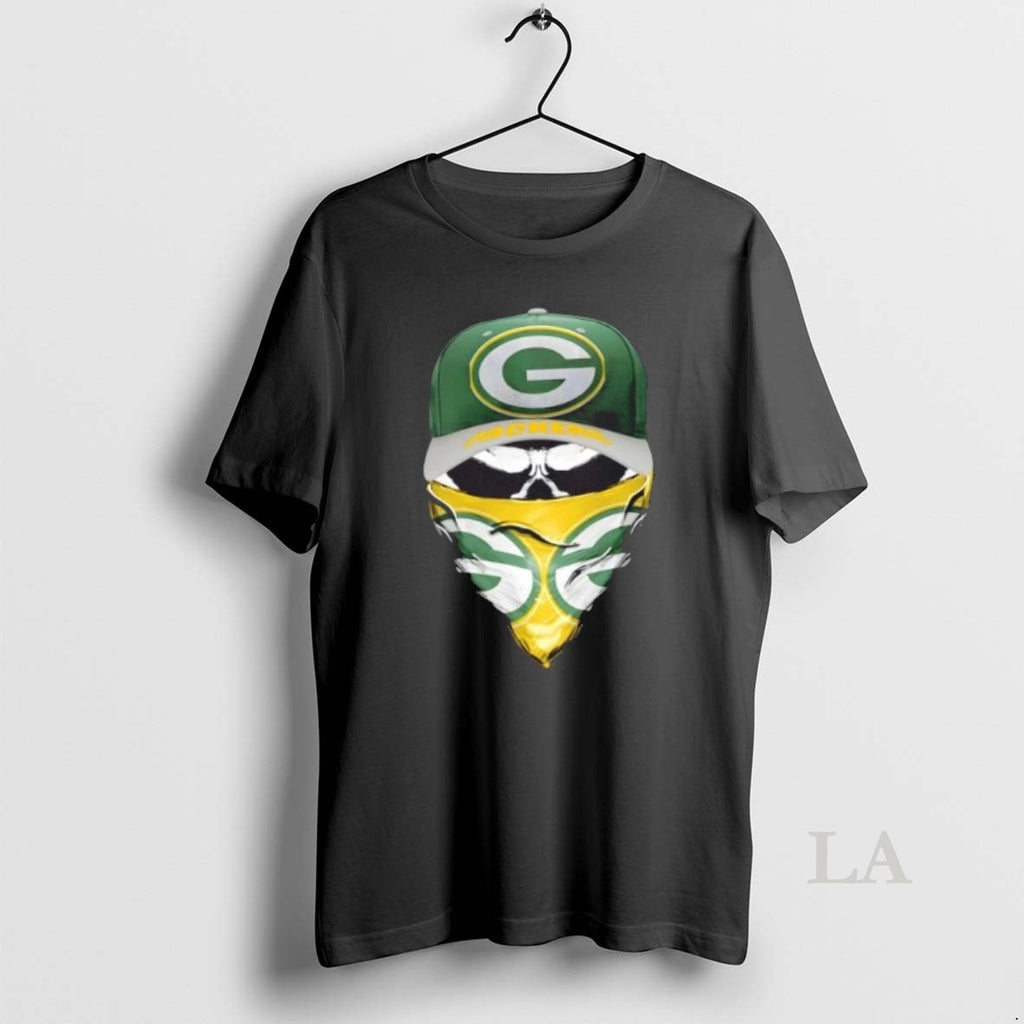 Original Outlaw Skull Gang Wearing A Cap X Green Bay Packers T-Shirts, Hoodie, Sweatshirt | PopFlextees.com