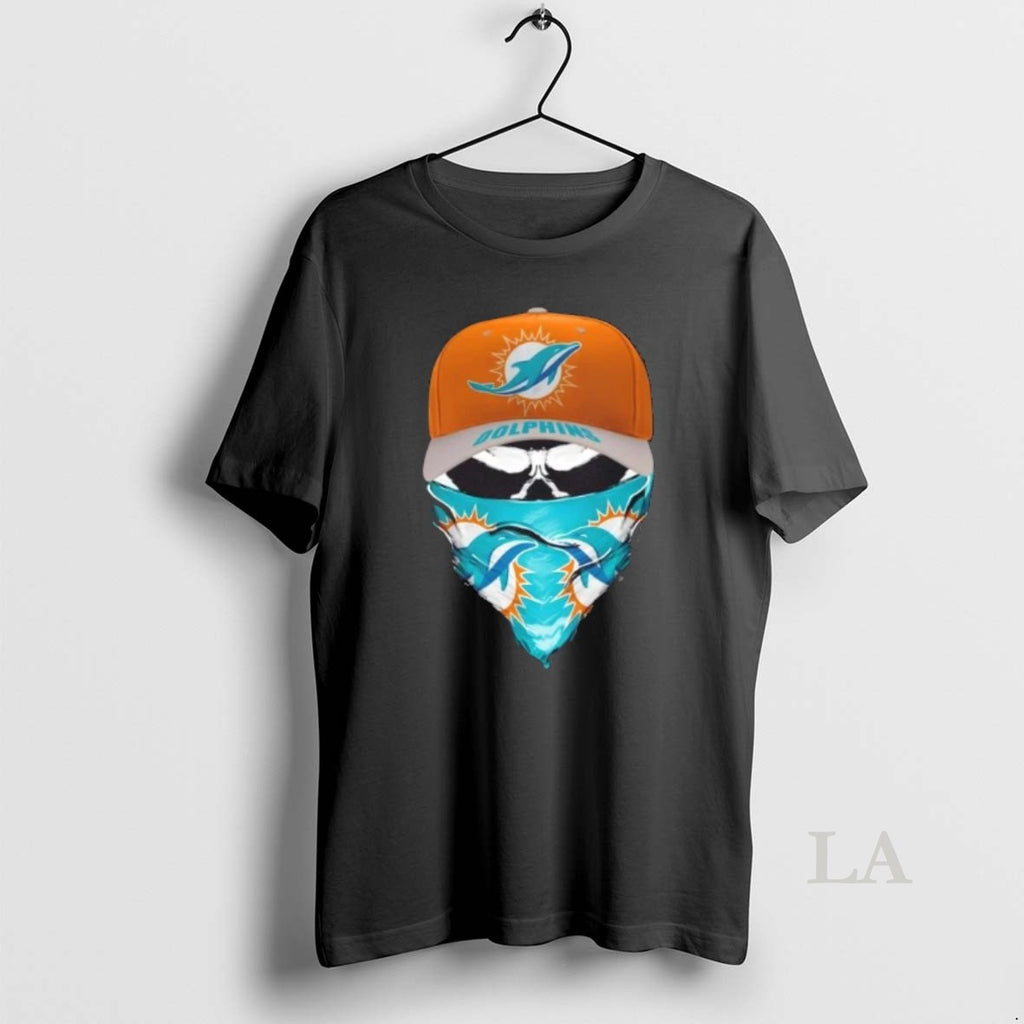 Original Outlaw Skull Gang Wearing A Cap X Miami Dolphins T-Shirts, Hoodie, Sweatshirt | PopFlextees.com