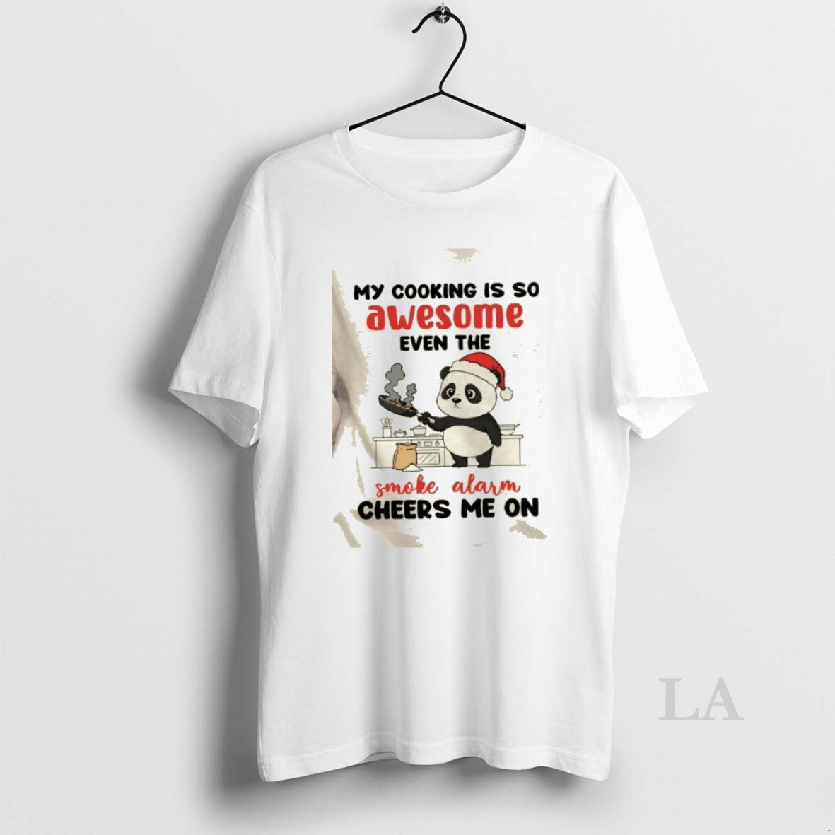 Original Panda My Cooking Is So Awesome Even The Smoke Alarm Cheers Me On T-Shirts, Hoodie, Sweatshirt | PopFlextees.com