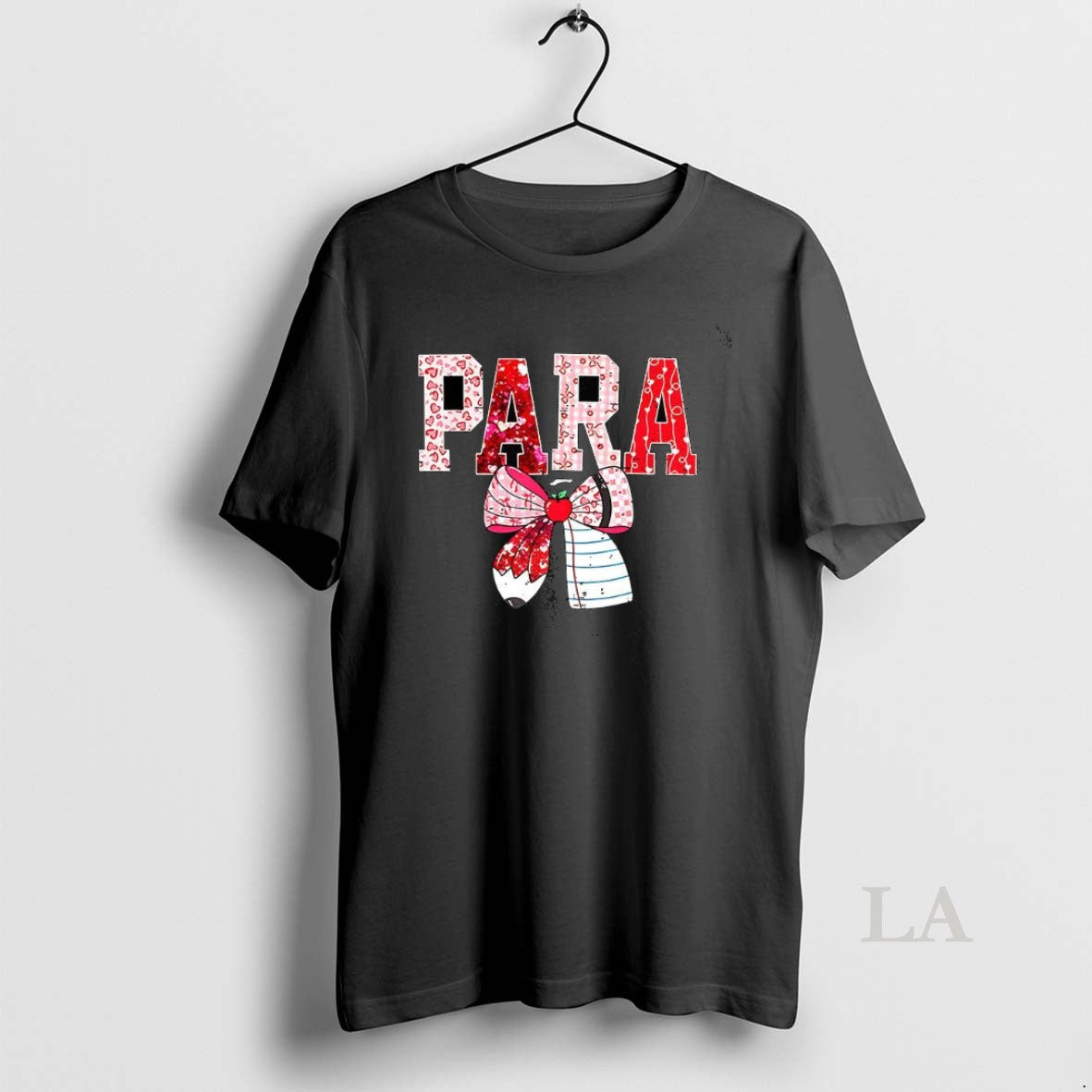 Original Pencil And Paperpara Coquette Bow Valentine Hearts T-Shirts, Hoodie, Sweatshirt | PopFlextees.com
