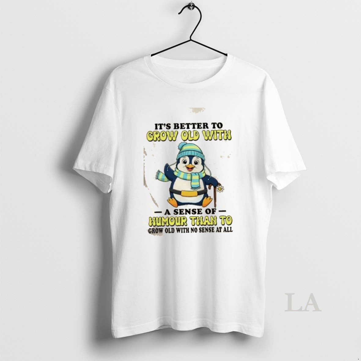 Original Penguin Its Better To Grow Old With A Sense Of Humor Than To Grow T-Shirts, Hoodie, Sweatshirt | PopFlextees.com