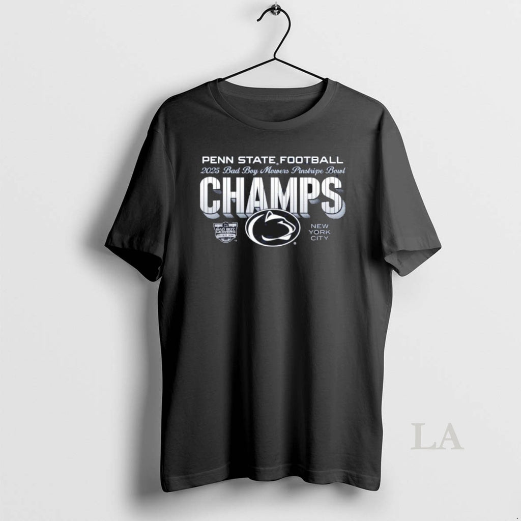 Original Penn State 2025 Pinstripe Bowl Champs T-Shirts, Hoodie, Sweatshirt | PopFlextees.com