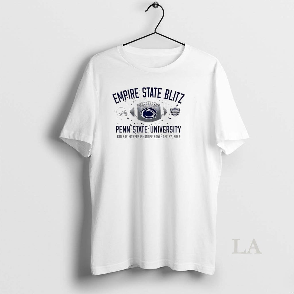 Original Penn State 2025 Pinstripe Bowl Champions Empire State Blitz T-Shirts, Hoodie, Sweatshirt | PopFlextees.com