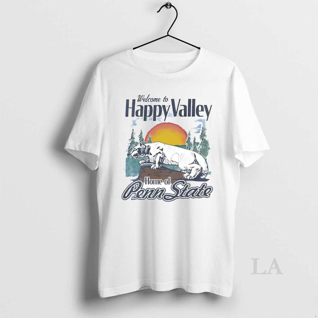 Original Penn State Nittany Lions Welcome To Happy Valley Franklin T-Shirts, Hoodie, Sweatshirt | PopFlextees.com