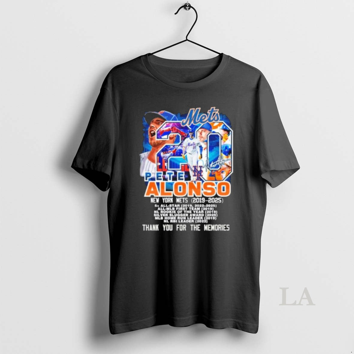 Original Pete Alonso New York Mets 2019 2025 Thank You For The Memories T-Shirts, Hoodie, Sweatshirt | PopFlextees.com