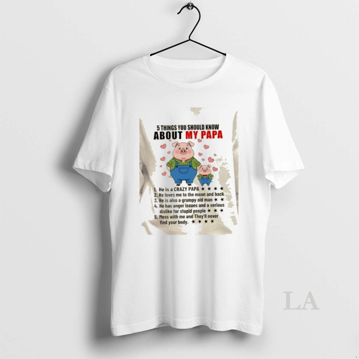 Original Pigs 5 Things You Should Know About My Papa T-Shirts, Hoodie, Sweatshirt | PopFlextees.com