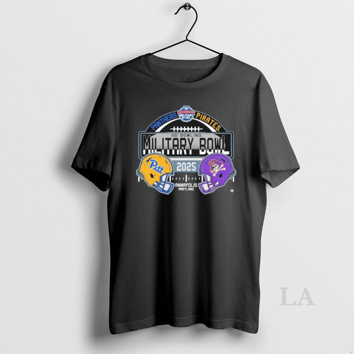 Original Pitt Panthers Vs Ecu Pirates Go Bowling Military Bowl 2025 Annapolis Maryland Helmets T-Shirts, Hoodie, Sweatshirt
