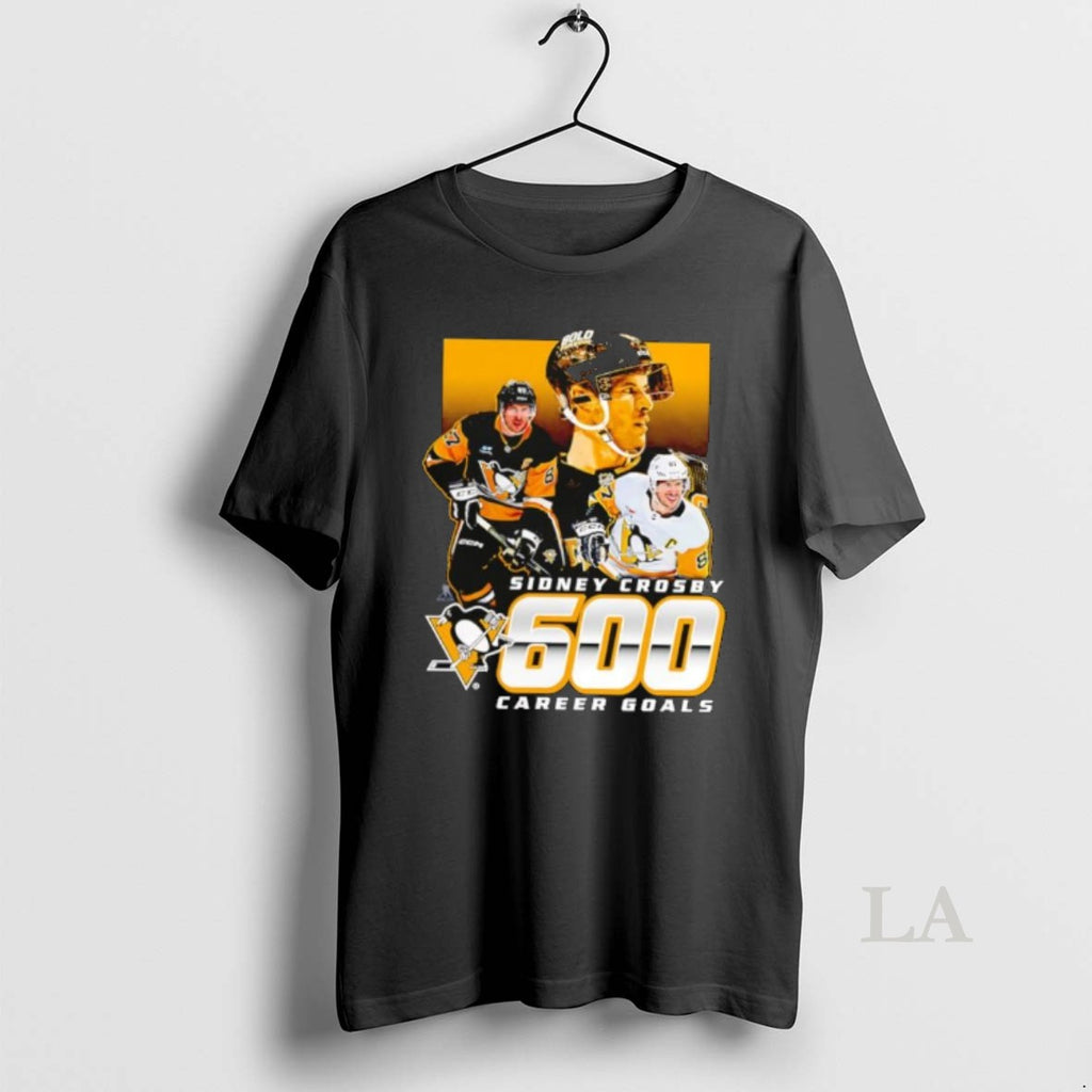 Original Pittsburgh Penguins Sidney Crosby 600 Career Goals T-Shirts, Hoodie, Sweatshirt | PopFlextees.com