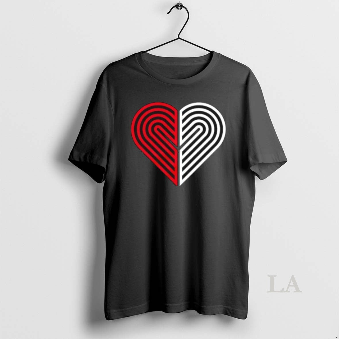 Original Portland Love Portland Trail Blazers Basketball Heart T-Shirts, Hoodie, Sweatshirt | PopFlextees.com