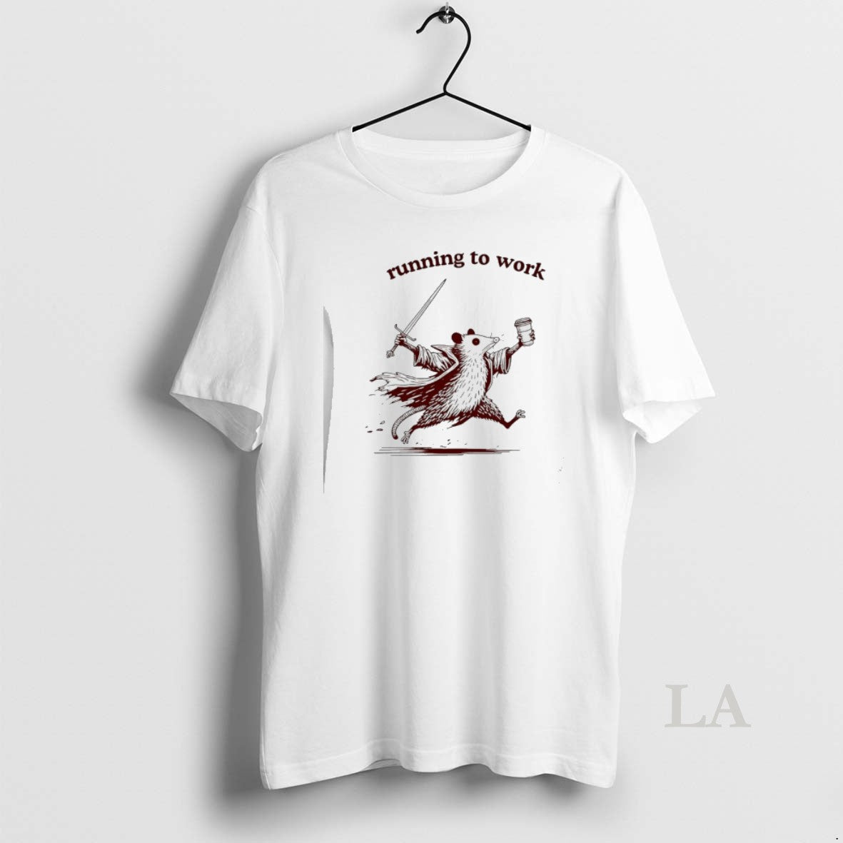 Original Possum Running To Work Funny T-Shirts, Hoodie, Sweatshirt | PopFlextees.com