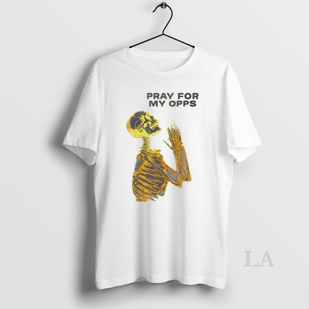 Original Pray For My Opps Skeleton T-Shirts, Hoodie, Sweatshirt | PopFlextees.com