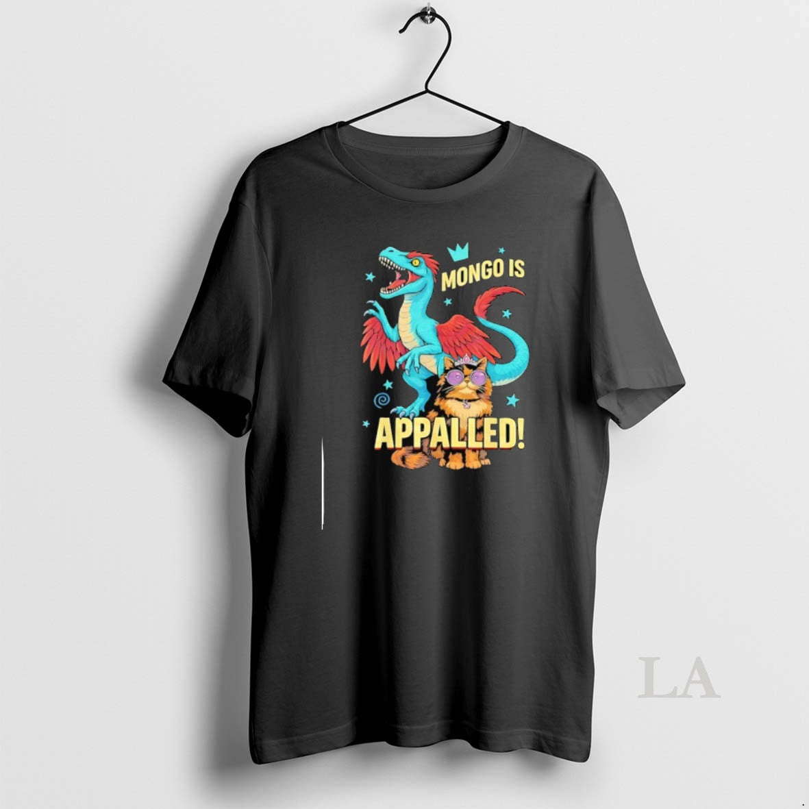 Original Princess Cat Riding Dinosaur Mongo Is Appalled Vintage T-Shirts, Hoodie, Sweatshirt | PopFlextees.com