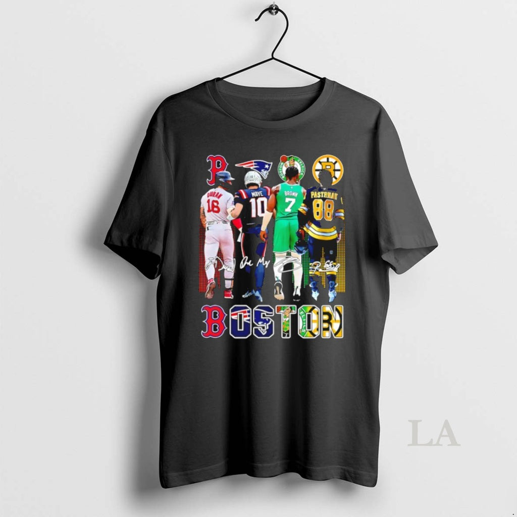 Original Proud To Be A Part Of Boston Players Skyline Signature T-Shirts, Hoodie, Sweatshirt | PopFlextees.com