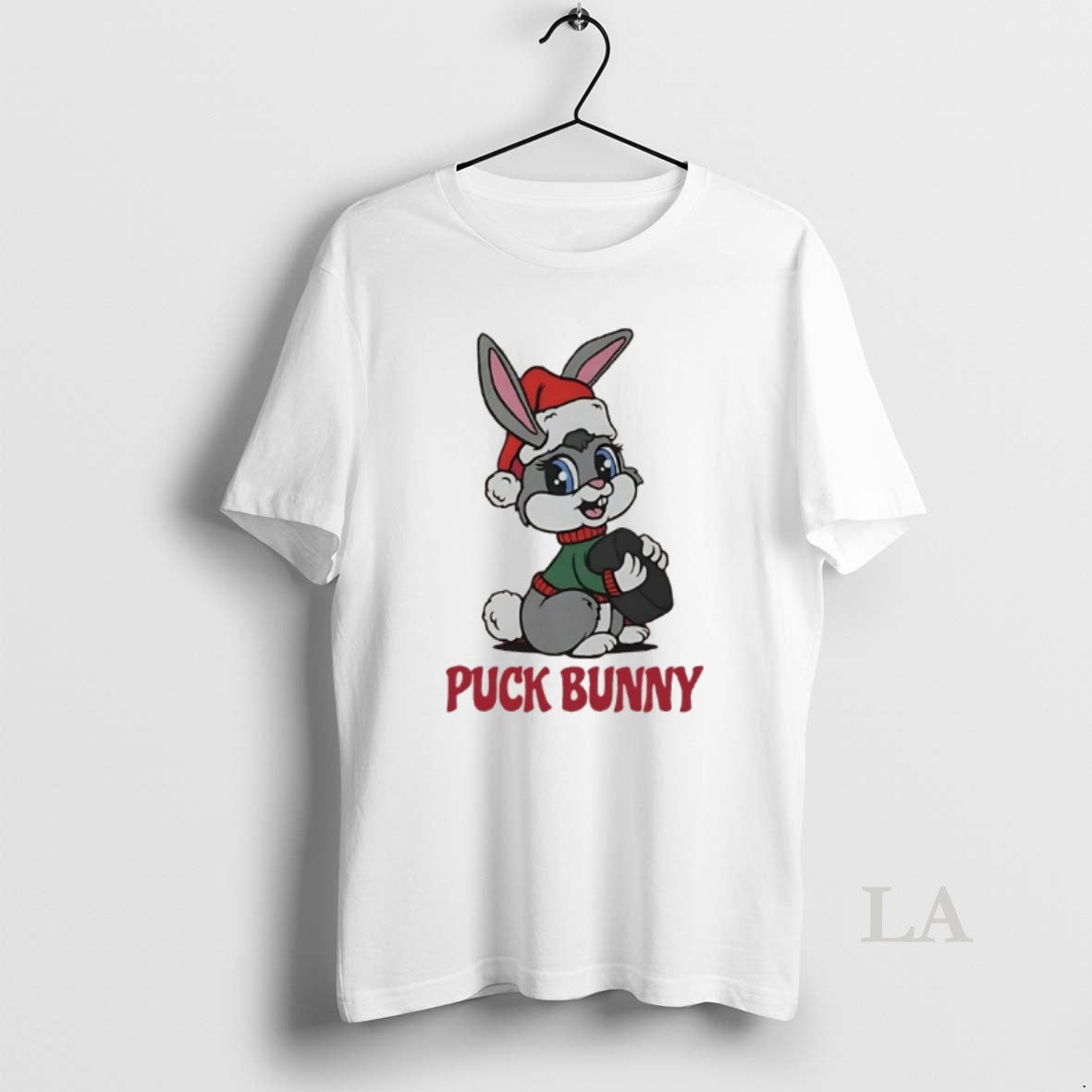 Original Puck Bunny Hockey Christmas Santa T-Shirts, Hoodie, Sweatshirt | PopFlextees.com