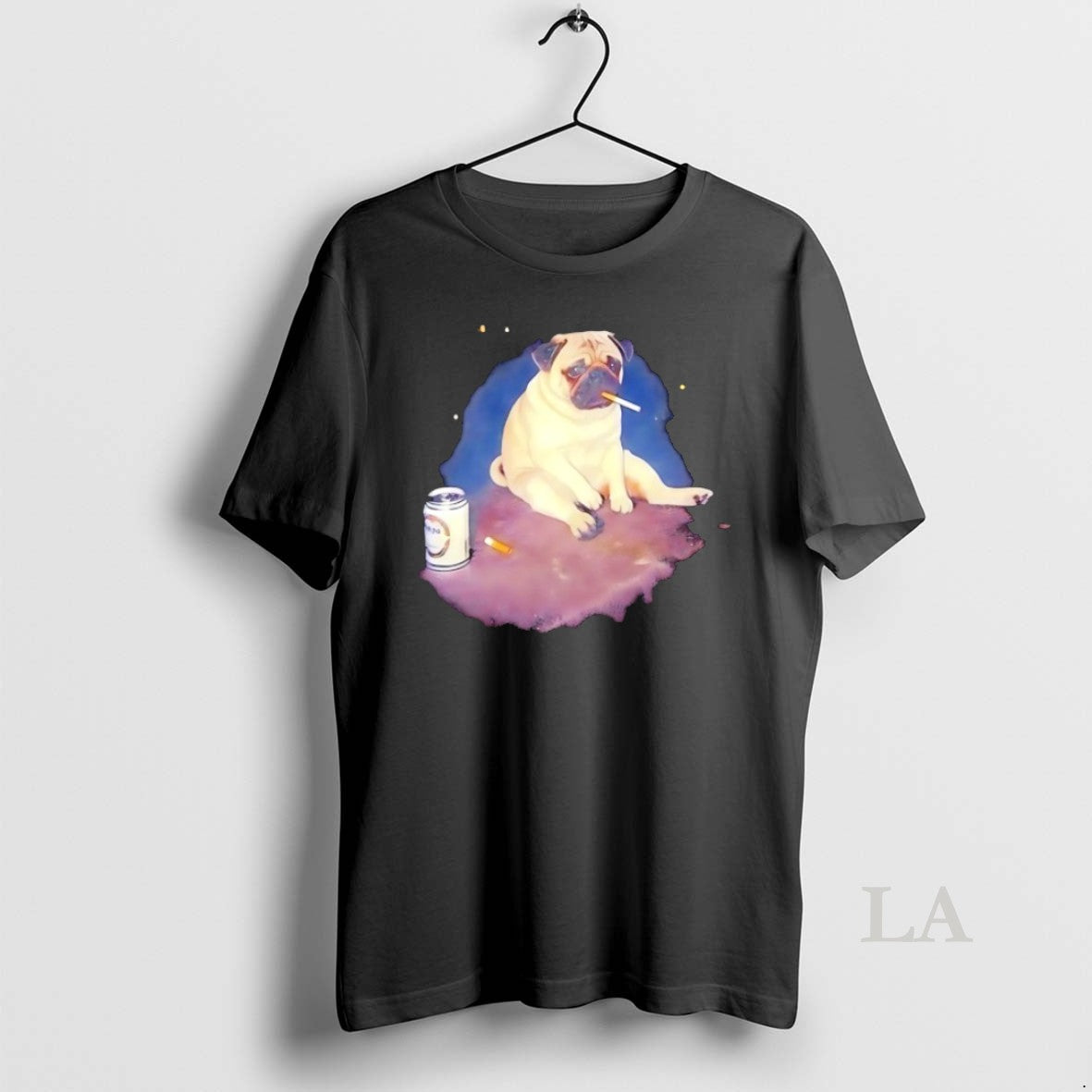 Original Pug Smoking And Drinking Beer T-Shirts, Hoodie, Sweatshirt | PopFlextees.com