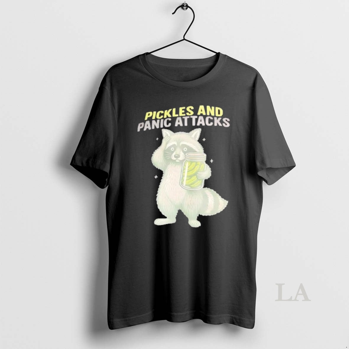 Original Raccoon Pickles And Panic Attacks T-Shirts, Hoodie, Sweatshirt | PopFlextees.com