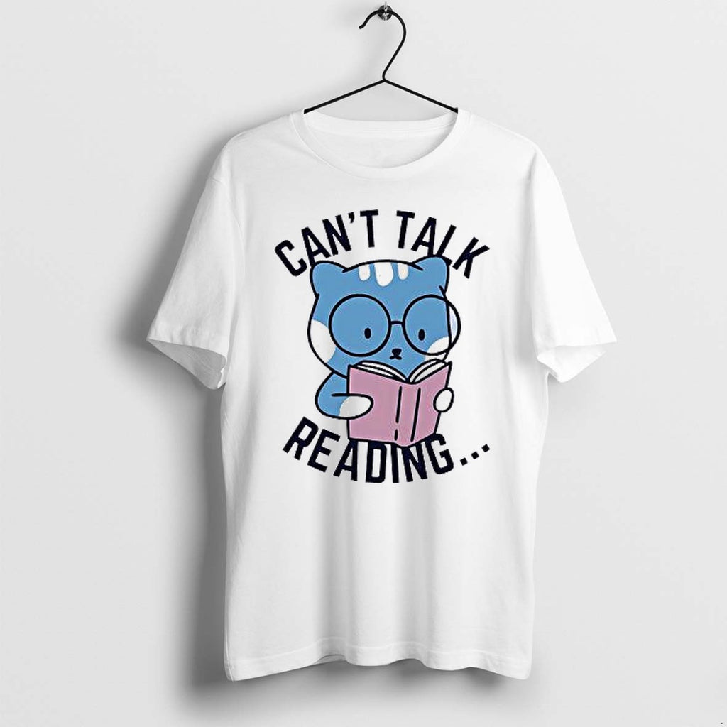 Original Reading Cat Cant Talk Reading Tshirts Jpg