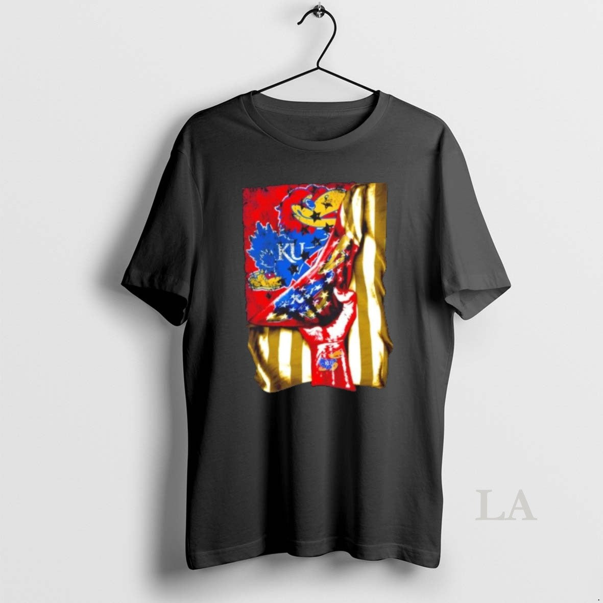 Original Revealing The Glory Kansas Jayhawks X Usa Flag T-Shirts, Hoodie, Sweatshirt | PopFlextees.com