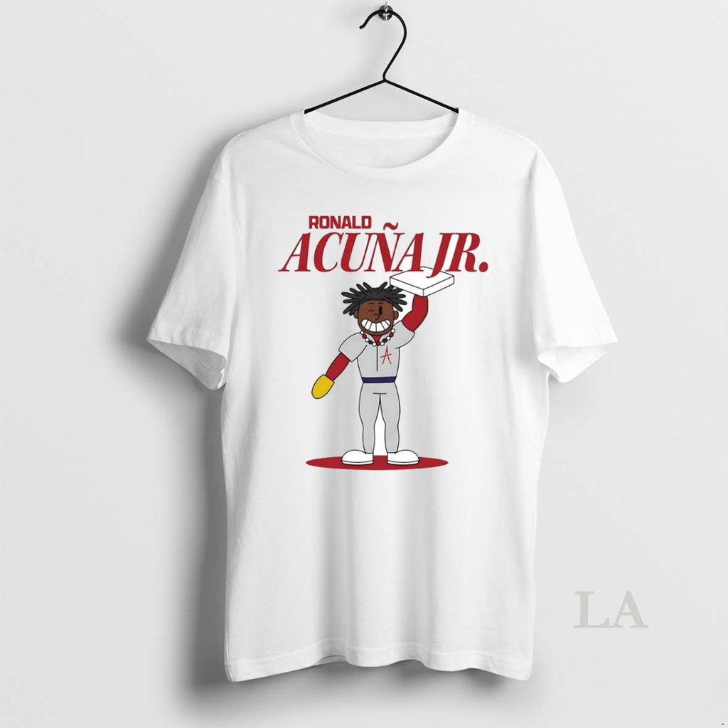 Original Ronald Acuna Jr Cartoon Atlanta Braves T-Shirts, Hoodie, Sweatshirt | PopFlextees.com