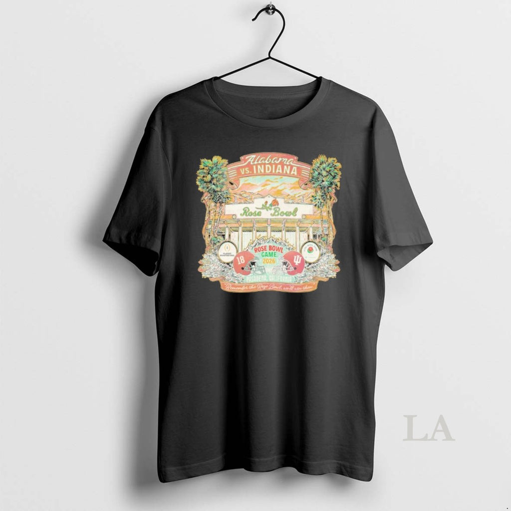 Original Rose Bowl 2026 Alabama Vs Iu T-Shirts, Hoodie, Sweatshirt | PopFlextees.com
