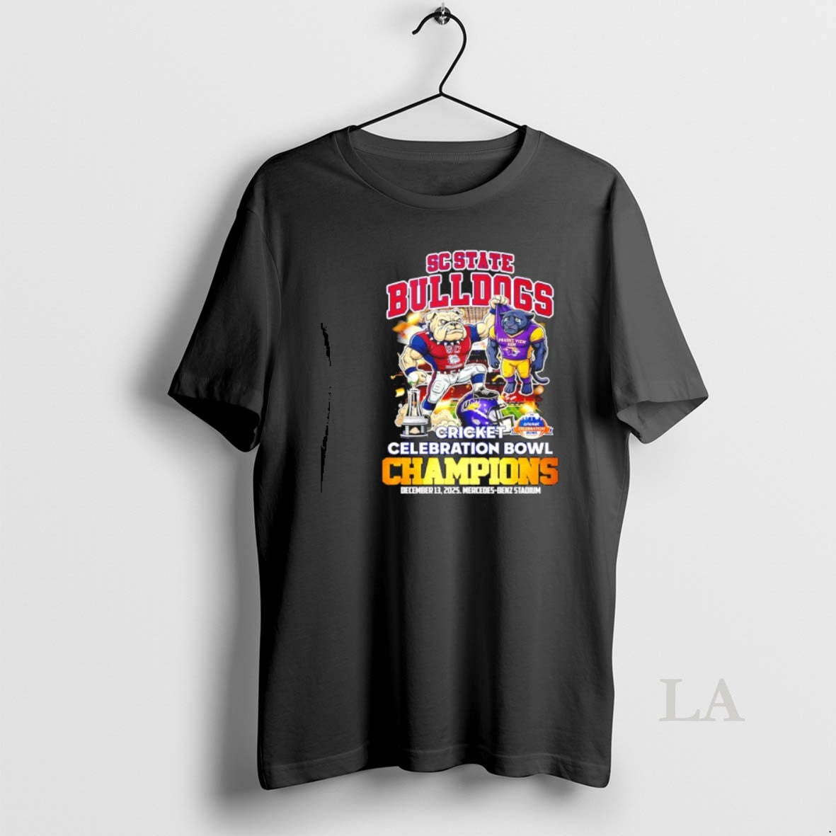Original Sc State Bulldogs 2025 Cricket Celebration Bowl Champions Mascot T-Shirts, Hoodie, Sweatshirt | PopFlextees.com