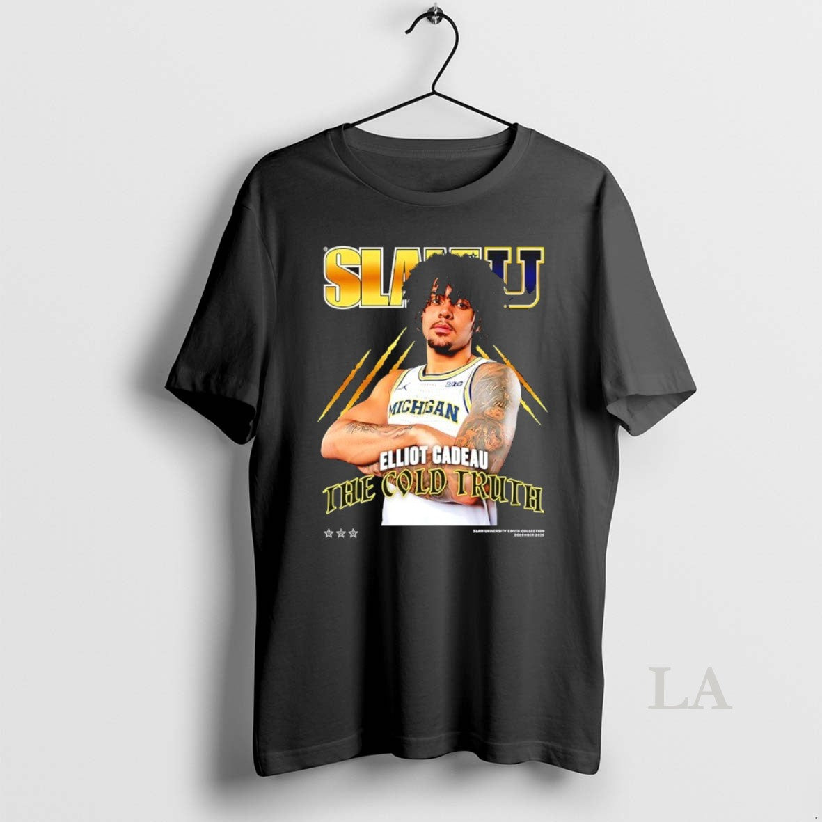Original Slam Michigan Wolverines Elliot Cadeau The Cold Truth T-Shirts, Hoodie, Sweatshirt | PopFlextees.com