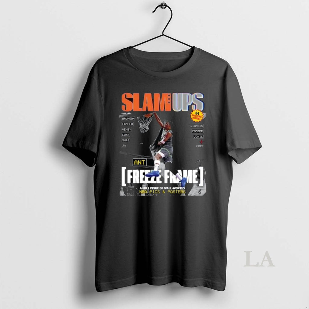 Original Slamups Anthony Edwards Magazine T-Shirts, Hoodie, Sweatshirt | PopFlextees.com