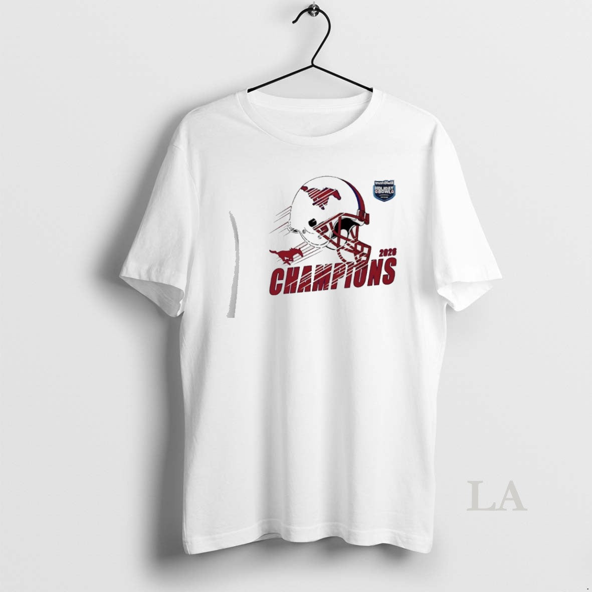 Original Smu Mustangs Football Holiday Bowl Champions Helmet 2026 T-Shirts, Hoodie, Sweatshirt | PopFlextees.com