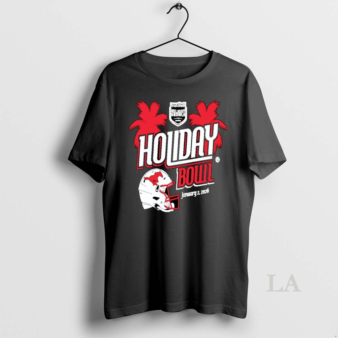 Original Smu Mustangs Trust Will Holiday Bowl 2026 Helmet T-Shirts, Hoodie, Sweatshirt | PopFlextees.com