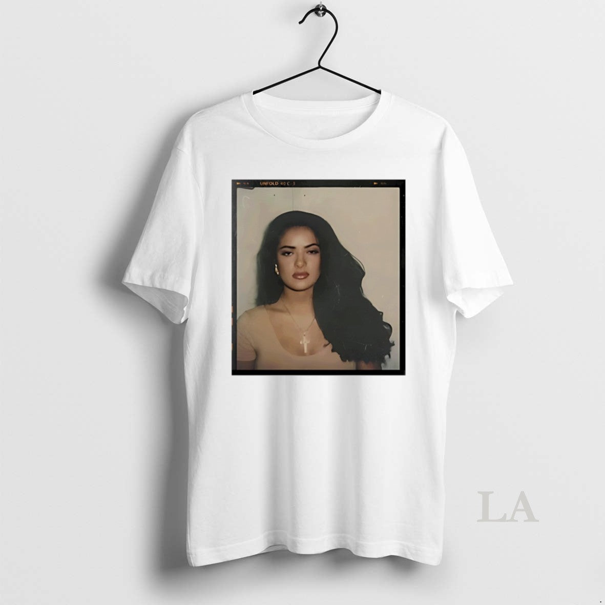 Original Salma Hayek Casting Polaroid Circle T-Shirts, Hoodie, Sweatshirt | PopFlextees.com