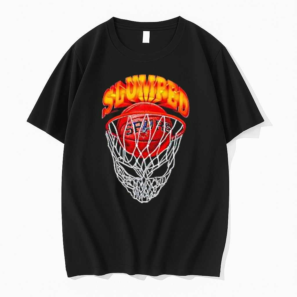 Original San Antonio Spurs Slumped Basketball Tshirts Jpg