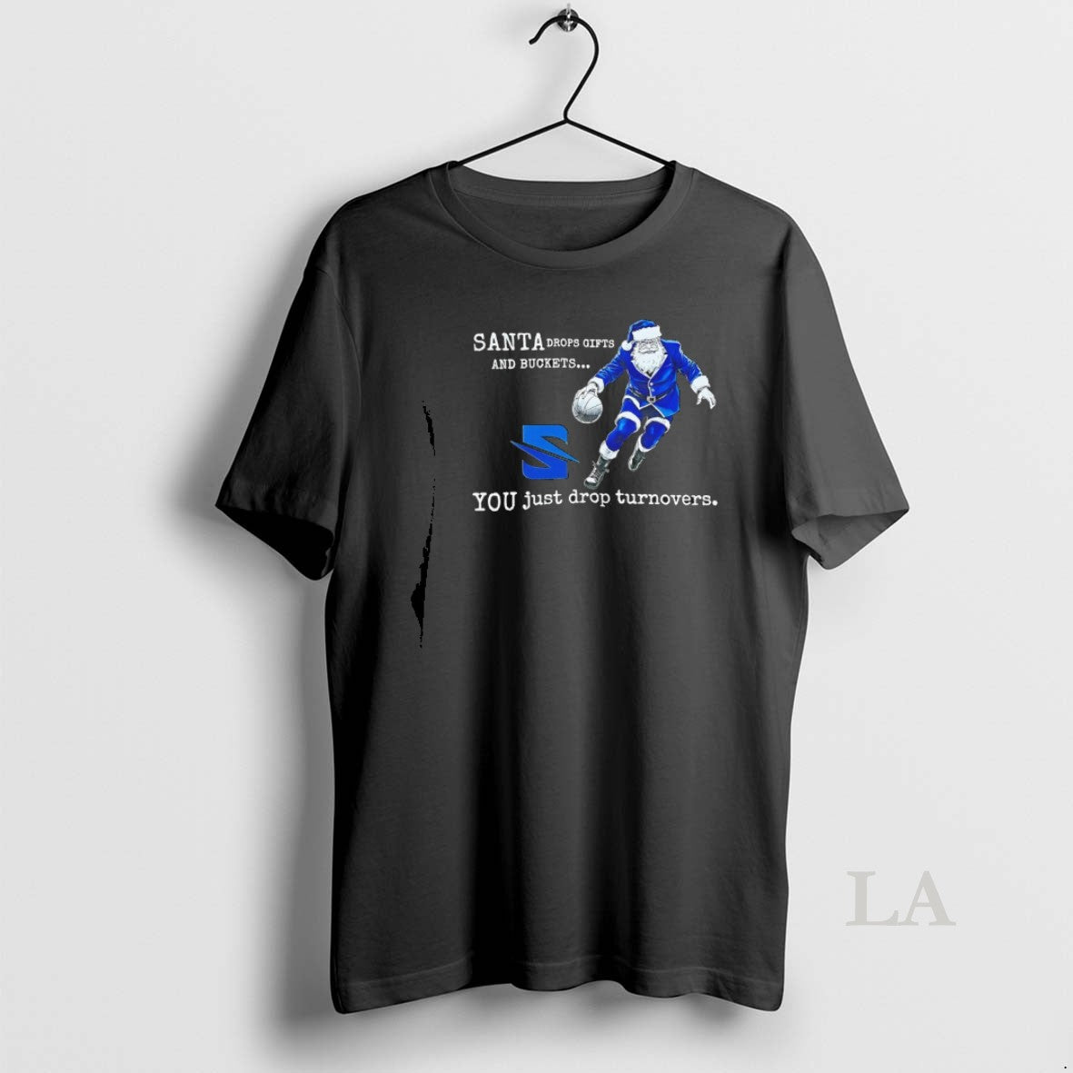 Original Santa Drops Gifts And Buckets You Just Drop Turnovers Christmas 2025 T-Shirts, Hoodie, Sweatshirt | PopFlextees.com