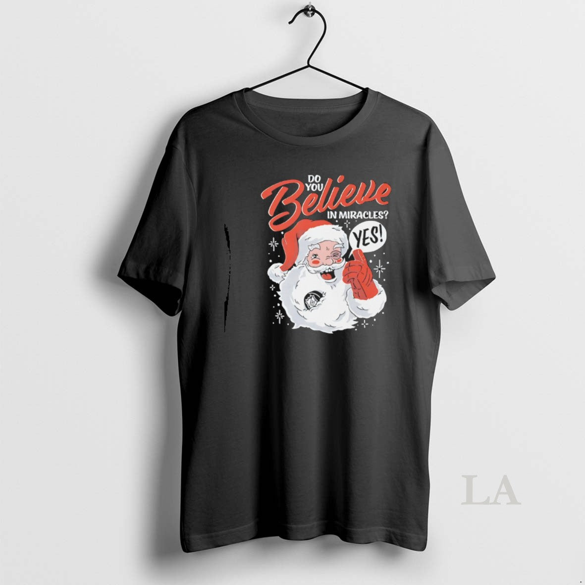 Original Santa Do You Believe In Miracles Yes T-Shirts, Hoodie, Sweatshirt | PopFlextees.com