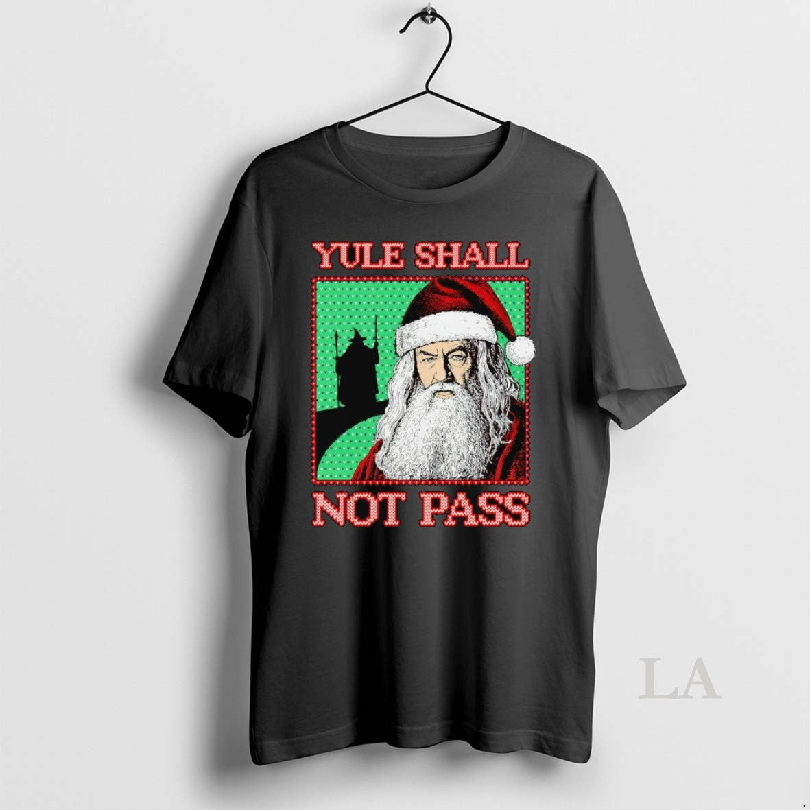 Original Santa Yule Shall Not Pass Christmas T-Shirts, Hoodie, Sweatshirt | PopFlextees.com