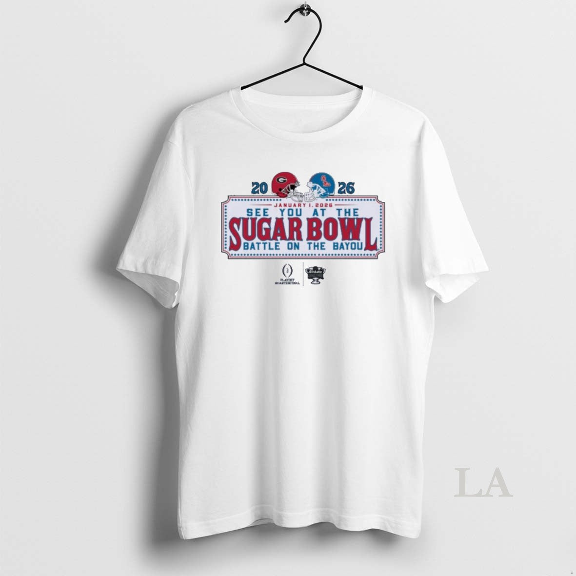Original See You At The Sugar Bowl Dueling Helmet 2026 Georgia Vs Ole Miss T-Shirts, Hoodie, Sweatshirt | PopFlextees.com