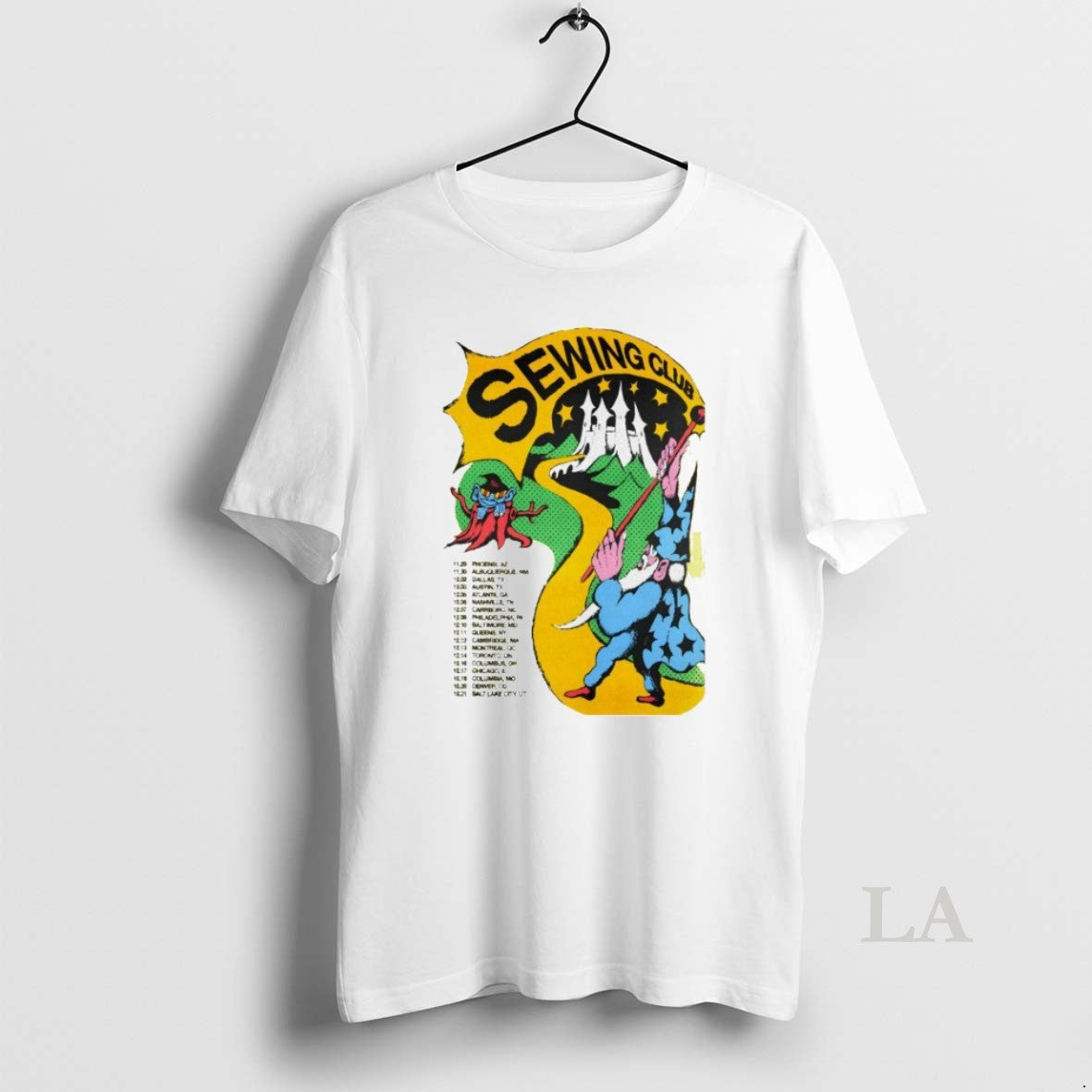 Original Sewing Club 2025 America Tour Dates T-Shirts, Hoodie, Sweatshirt | PopFlextees.com