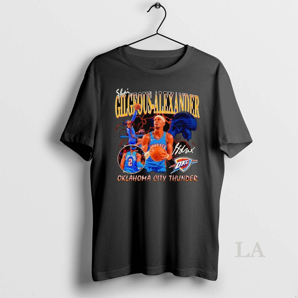 Original Shai Gilgeous Alexander Player Collage Oklahoma City Thunder T-Shirts, Hoodie, Sweatshirt | PopFlextees.com
