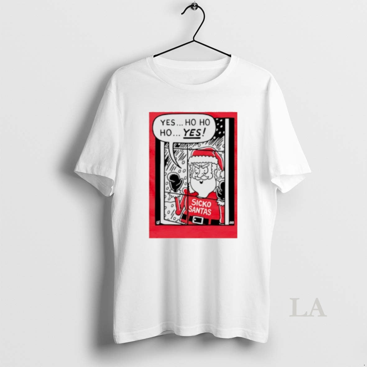 Original Sicko Santa Yes Ho Ho Ho Yes Comic T-Shirts, Hoodie, Sweatshirt | PopFlextees.com