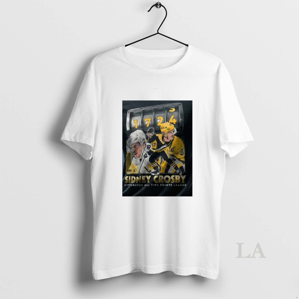 Original Sidney Crosby Pittsburgh Penguins 1724 Pittsburgh All Time Points Leader T-Shirts, Hoodie, Sweatshirt