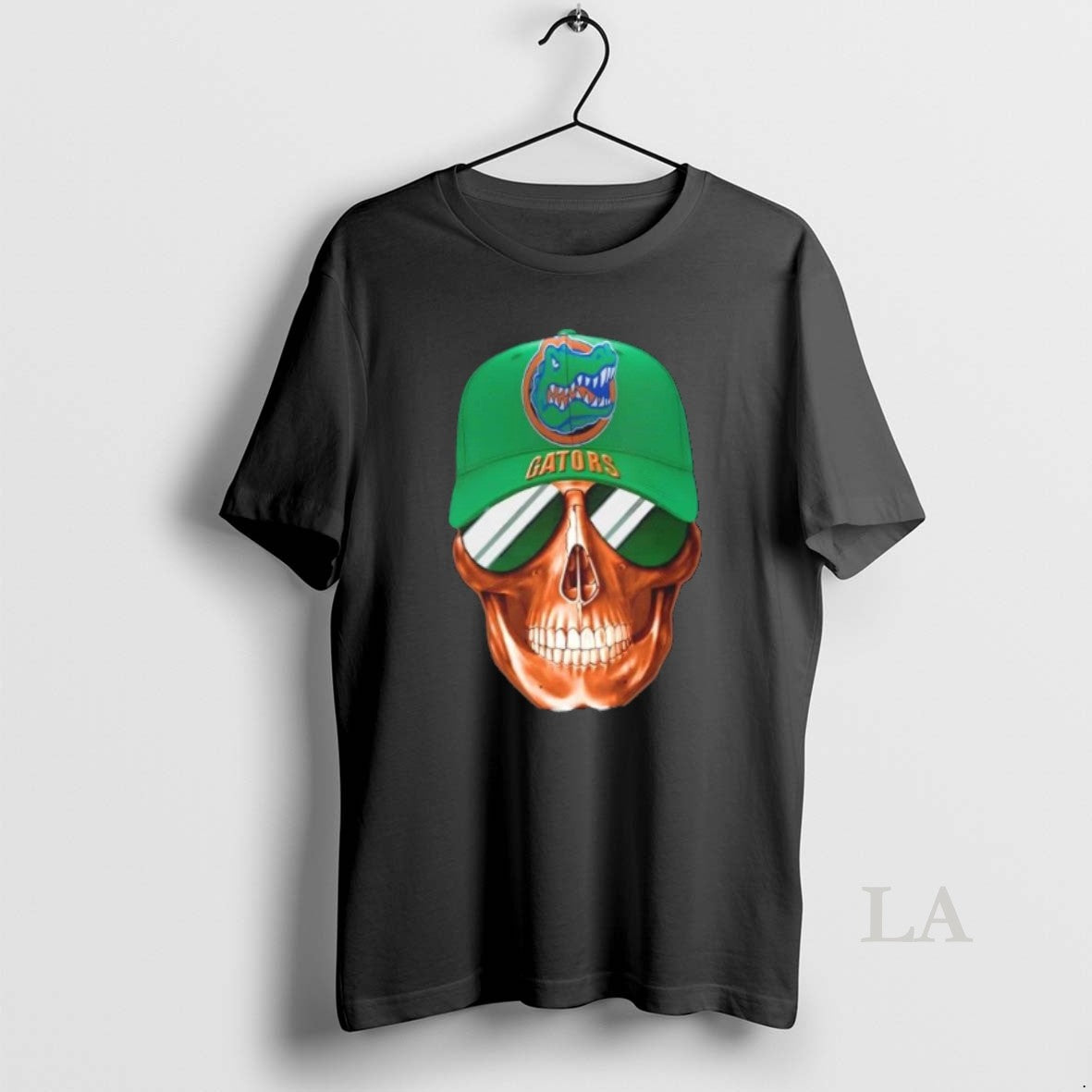 Original Skull Wearing A Cap And Smile Florida Gators Fans T-Shirts, Hoodie, Sweatshirt | PopFlextees.com