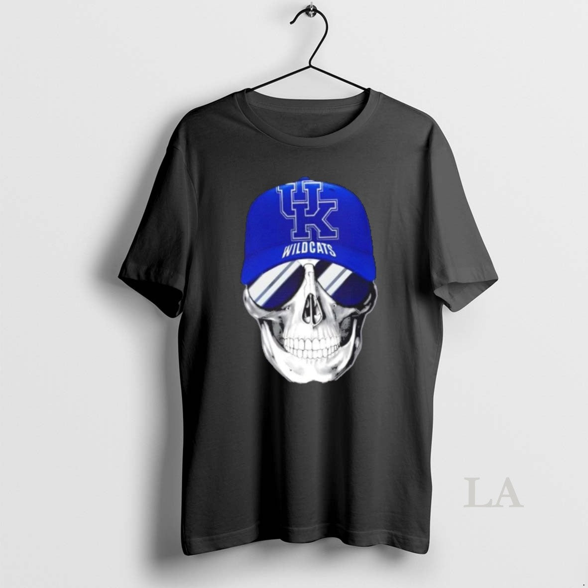 Original Skull Wearing A Cap And Smile Kentucky Wildcats Fans T-Shirts, Hoodie, Sweatshirt | PopFlextees.com