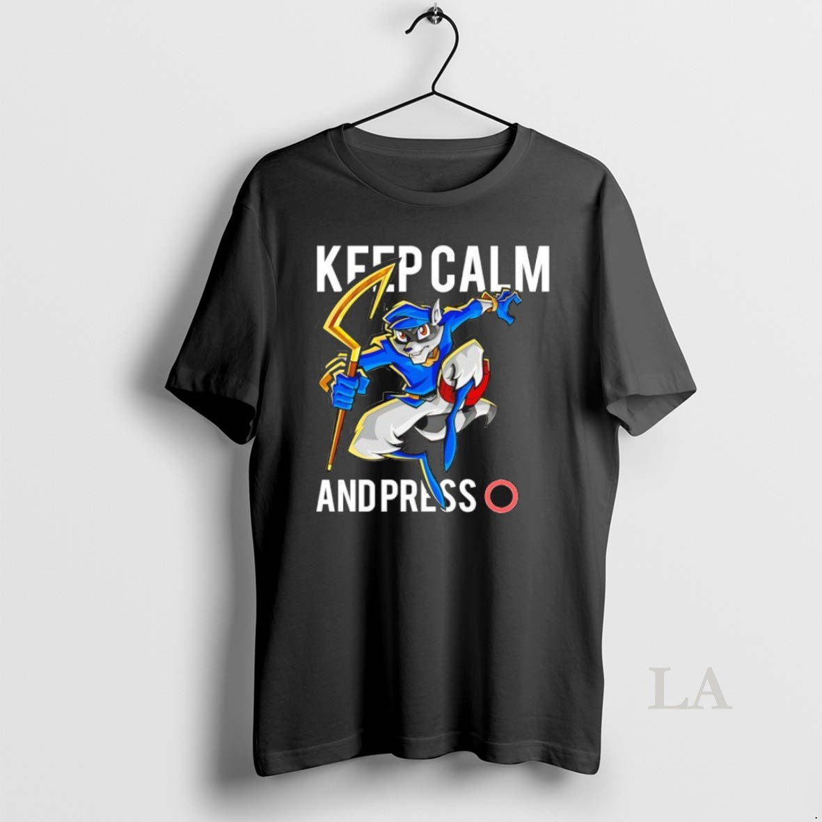 Original Sly Cooper Keep Calm And Press O T-Shirts, Hoodie, Sweatshirt | PopFlextees.com