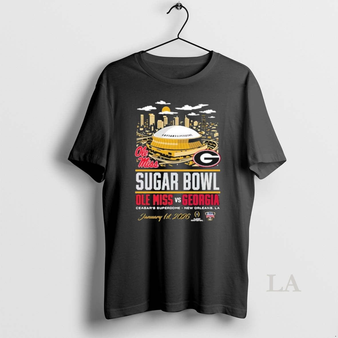 Original Something Inked Georgia Bulldogs Black 2026 Sugar Bowl Head To Head T-Shirts, Hoodie, Sweatshirt | PopFlextees.com