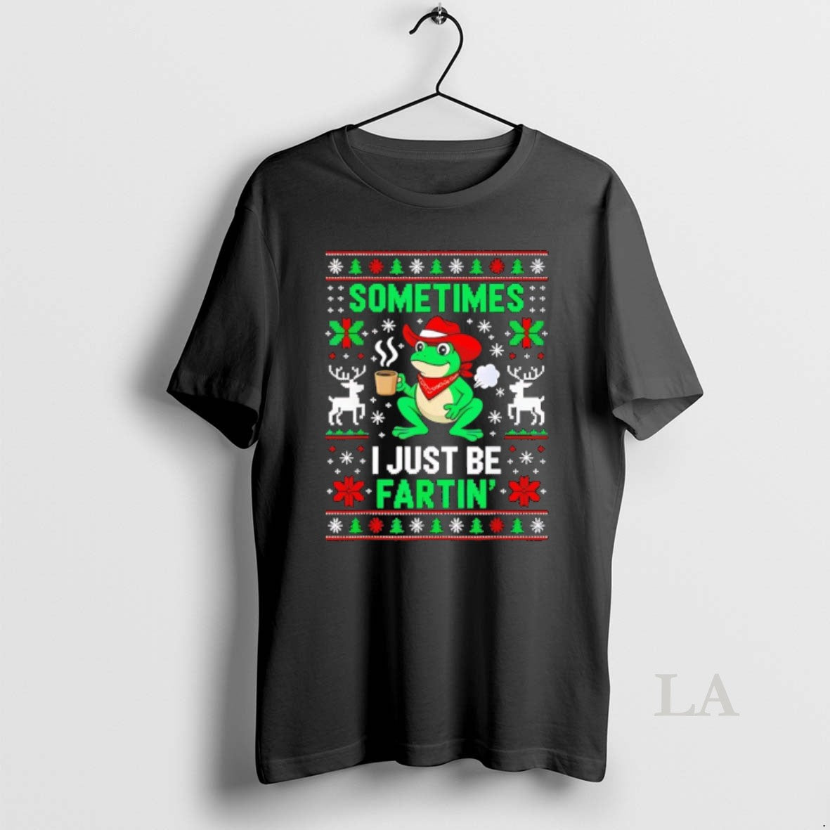 Original Sometimes I Just Be Farting Frog Ugly Christmas T-Shirts, Hoodie, Sweatshirt | PopFlextees.com