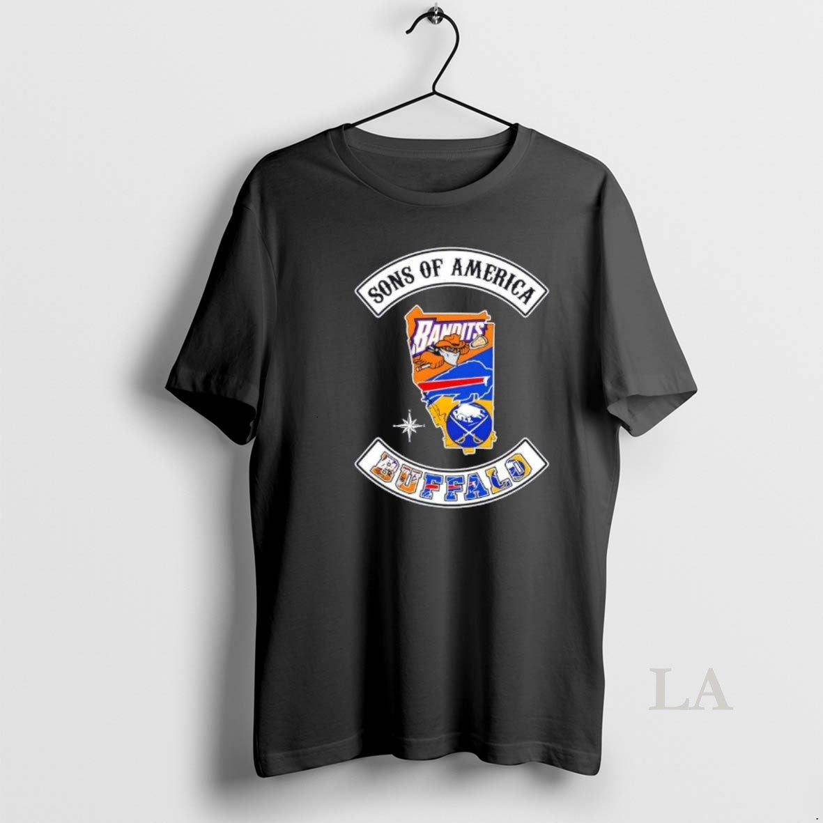 Original Son Of America Buffalo Map Sports Logos Combine T-Shirts, Hoodie, Sweatshirt | PopFlextees.com