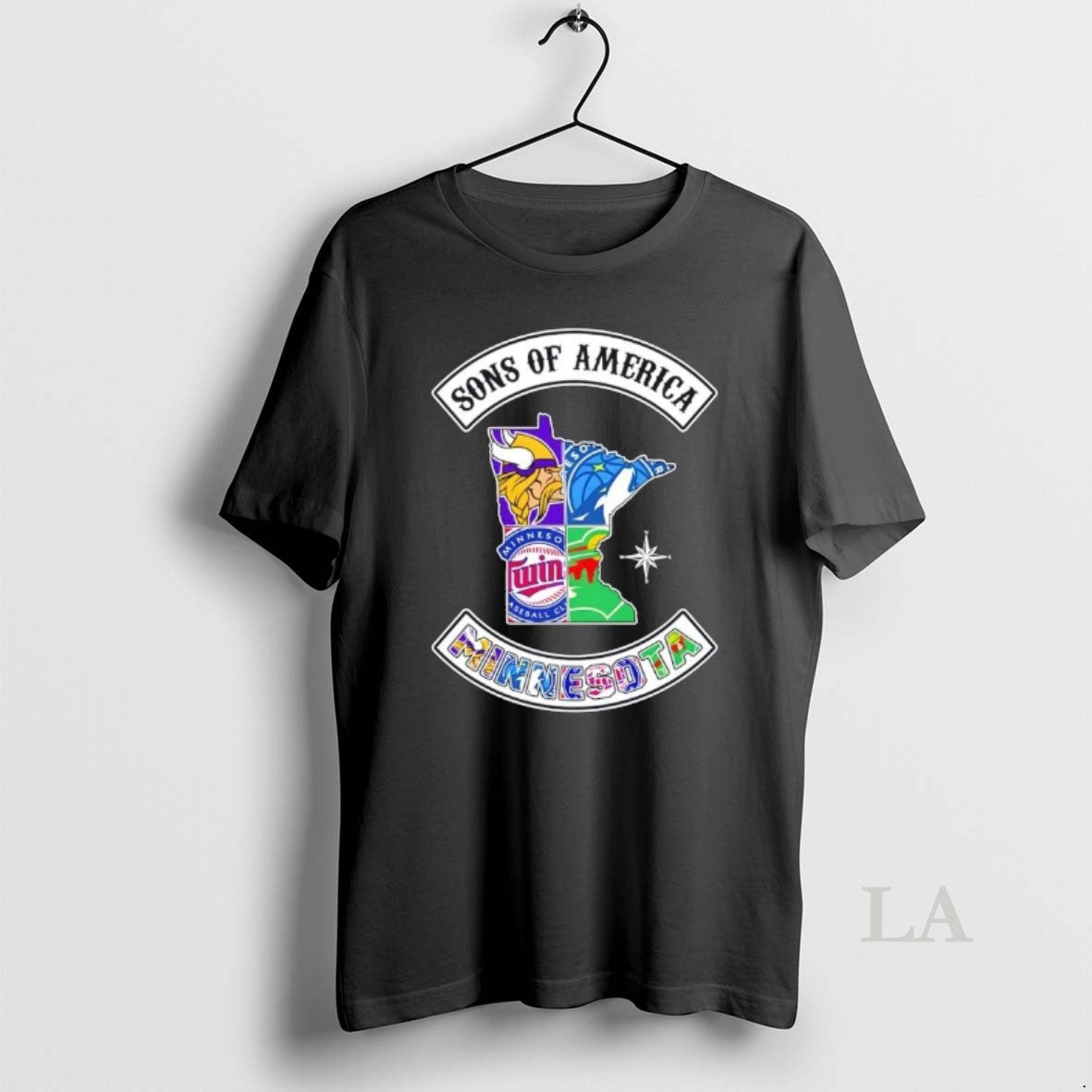Original Son Of America Minnesota Map Sports Logos Combine T-Shirts, Hoodie, Sweatshirt | PopFlextees.com